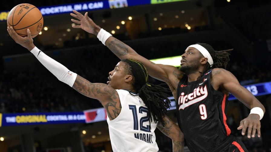 Morant logra 22 puntos y 11 asistencias y Grizzlies vencen 123-98 a Trail Blazers