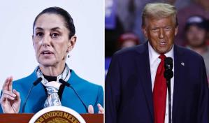 Sheinbaum asegura que negociará con Trump como "iguales" y sin "subordinación"