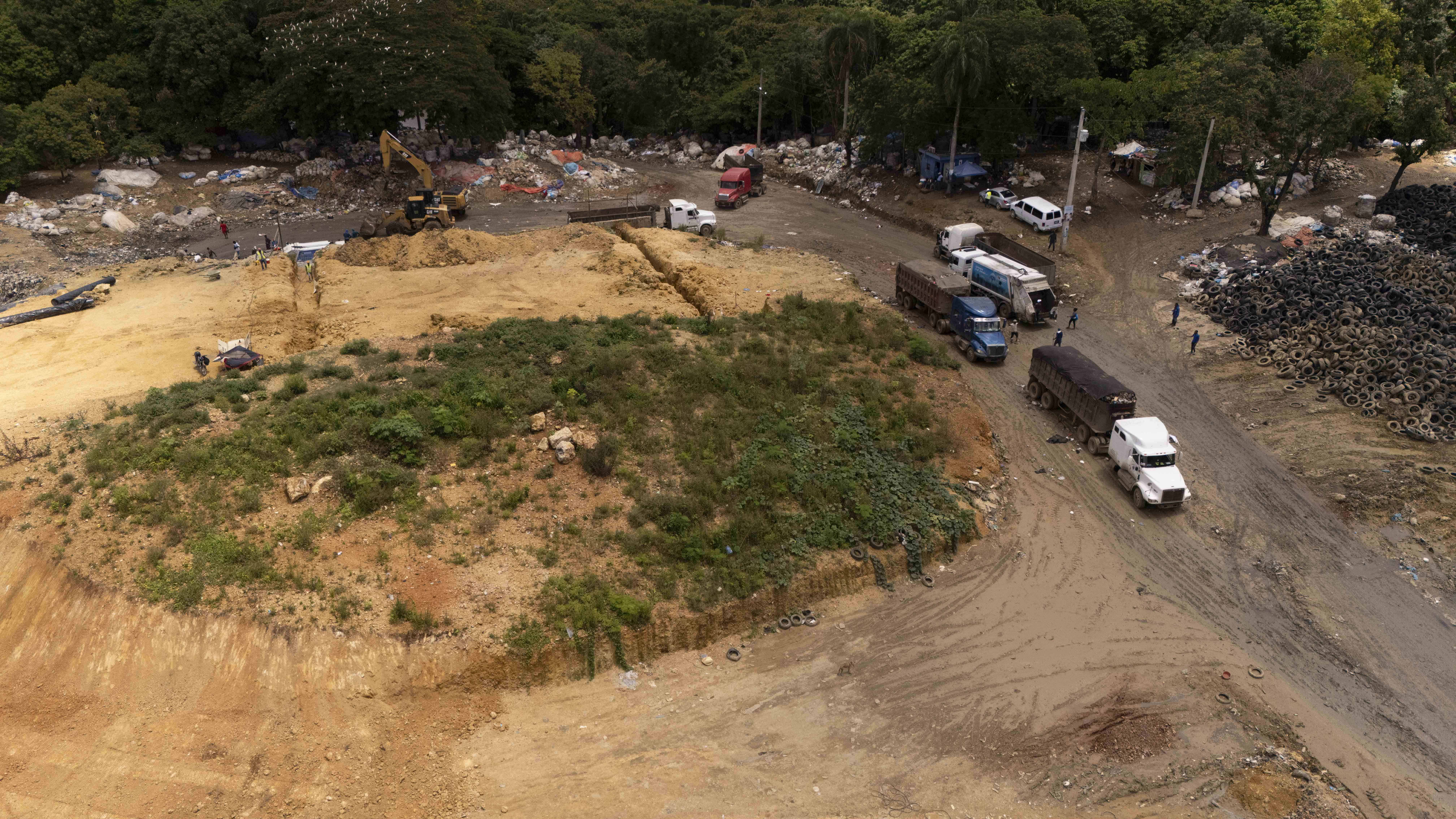 Vista aérea del vertedero de Cancino el 24 de julio de 2024.