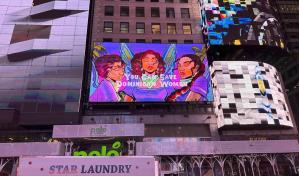 Valla en Times Square denuncia prohibición del aborto en República Dominicana