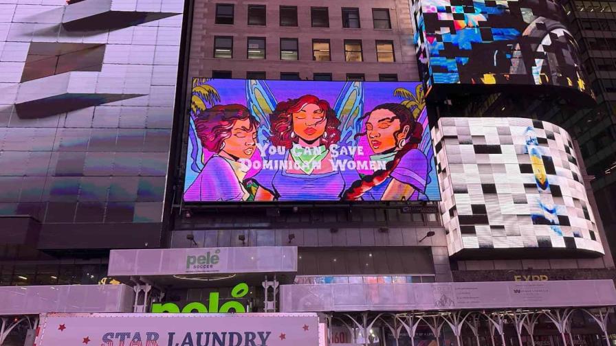 Valla en Times Square denuncia prohibición del aborto en República Dominicana