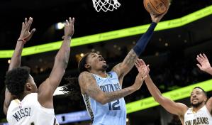 Grizzlies vencen 120-109 a Pelicans y logran su primera victoria en la NBA Cup en su historia