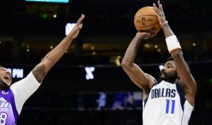Irving anota 30, Grimes 24 y Dallas sin Doncic consigue triunfo ante Utah