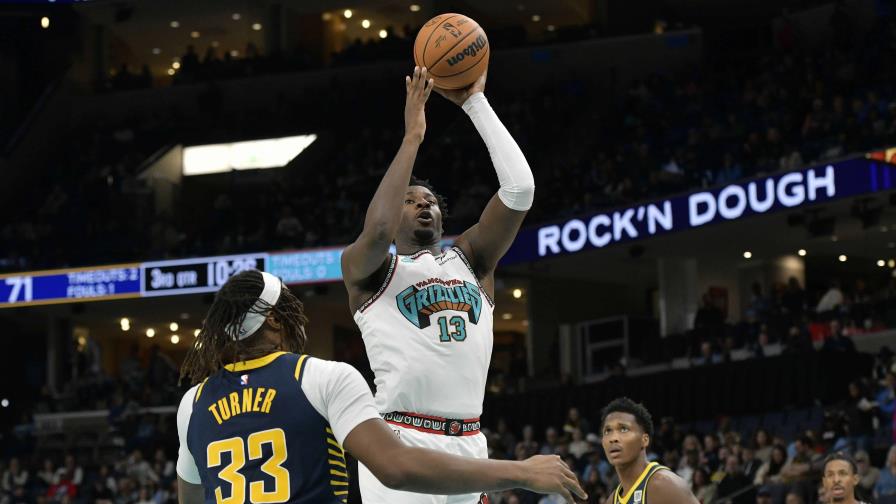 Jackson anota 25 puntos y los Grizzlies remontan desventaja de 19 para ganar 136-121 a los Pacers