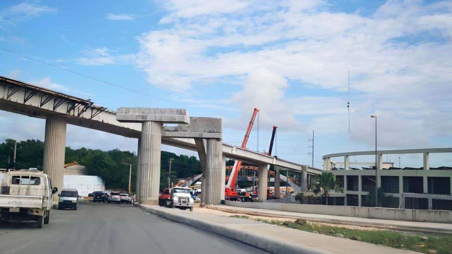 Concluye el empalme del viaducto del Metro hacia Los Alcarrizos