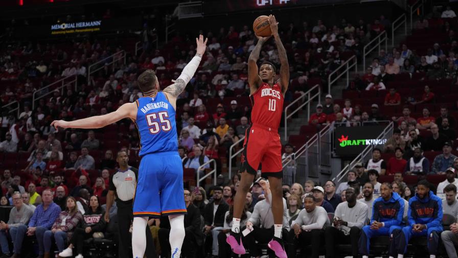 VanVleet logra récord de temporada con 38 puntos y Rockets vencen 119-116 al Thunder