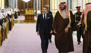 El presidente franc&eacute;s Macron, en busca de contratos en Arabia Saudita