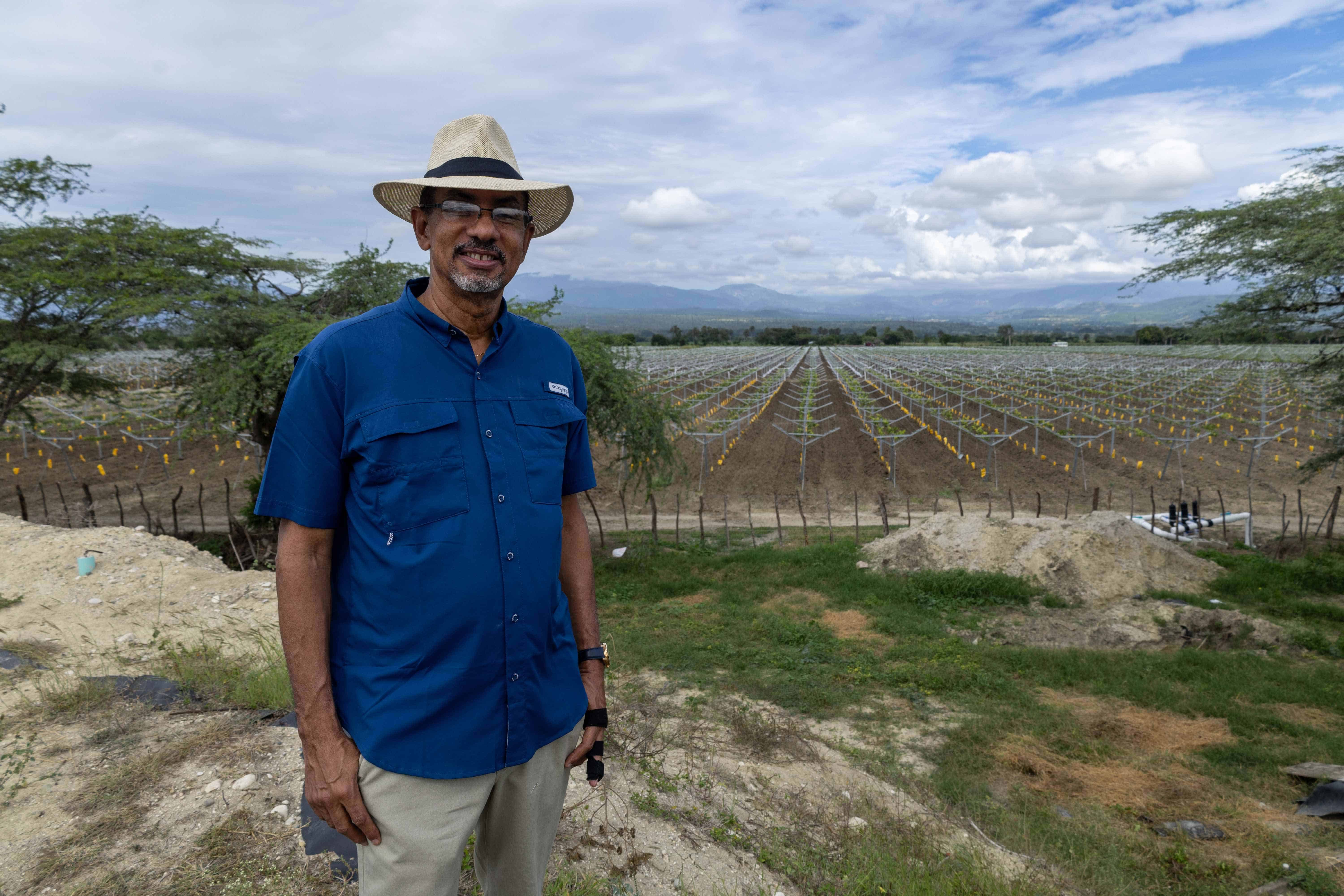 Alberto Ramírez Cabral, productor de San Juan. 