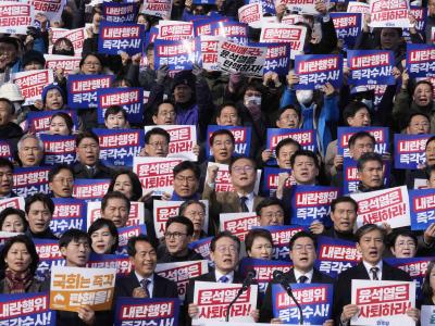 Inicia juicio político al presidente de Corea del Sur tras ley marcial