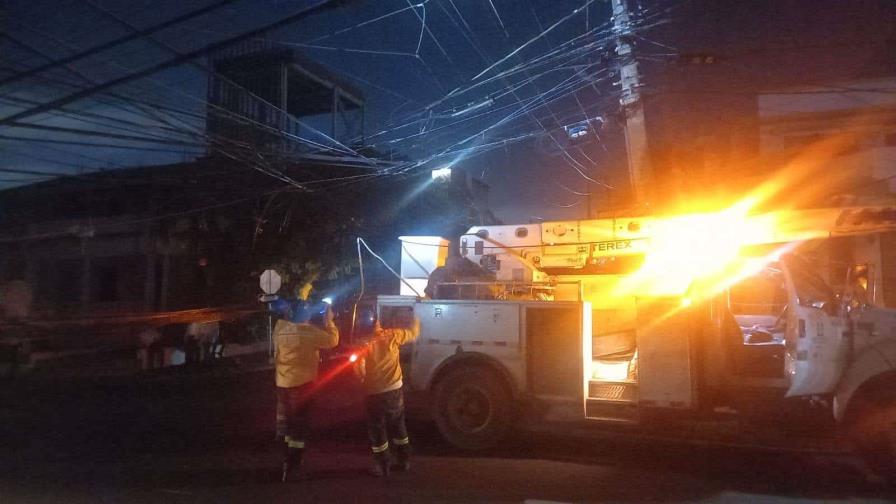 Seis sectores del Distrito Nacional sin luz por avería de Edeeste 