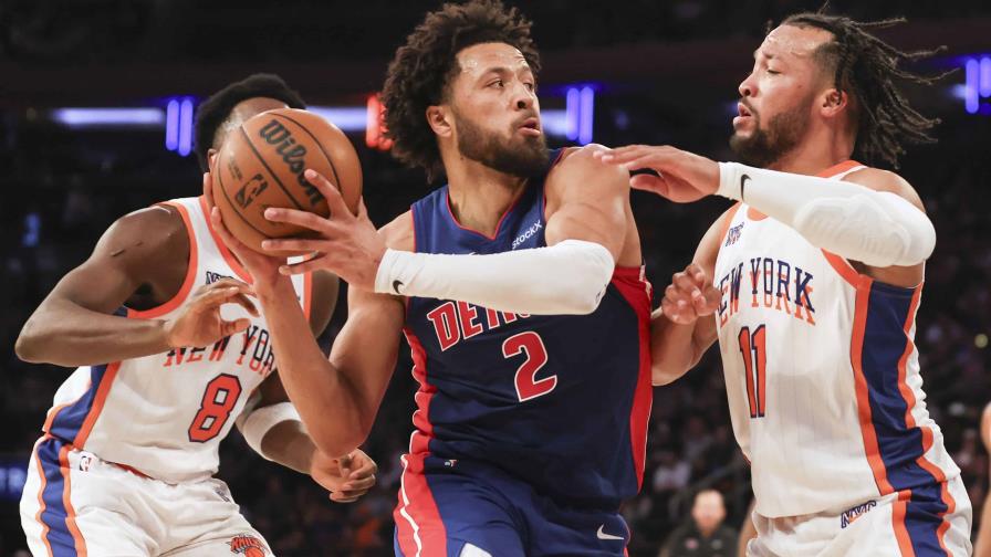 Cunningham logra un triple-doble y Pistons ganan 120-111 sobre los Knicks; Karl Towns no jugó