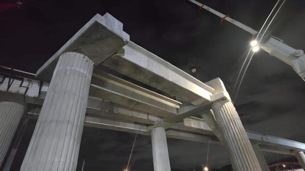 Opret coloca vigas para, en el futuro, unir el Metro con el Tren Metropolitano