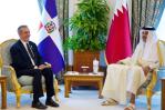 Abinader trata con emir de Qatar sobre inversiones de ese país en República Dominicana