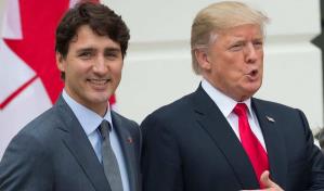 Trump trolea de nuevo a Trudeau al llamarlo gobernador del gran estado de Canadá