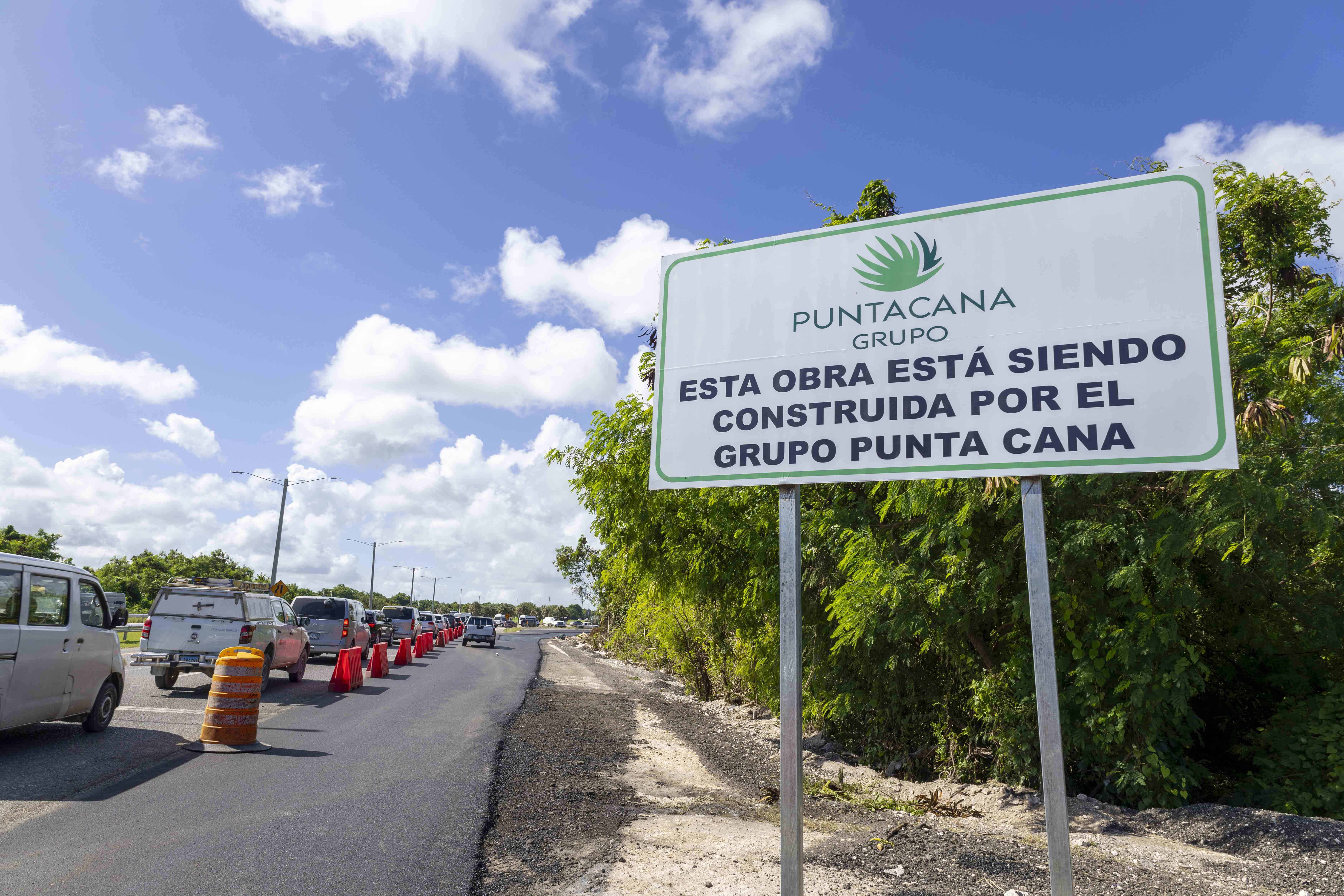 Tramo intervenido por el Grupo Puntacana.