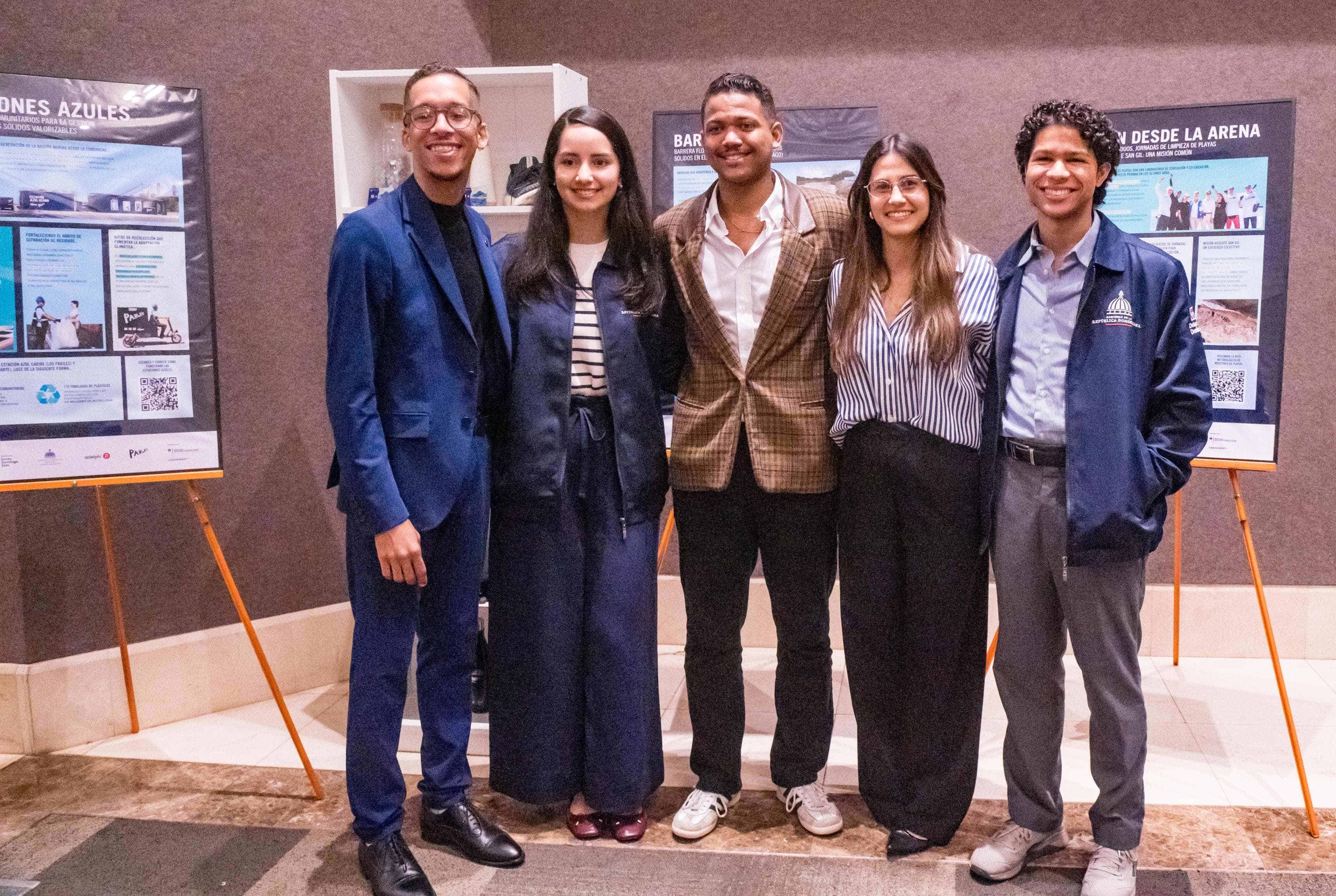 Eddy Frank, Melisa Guzmán, Otoniel Carela, Oskarina Domke, Eusebio Castro. 