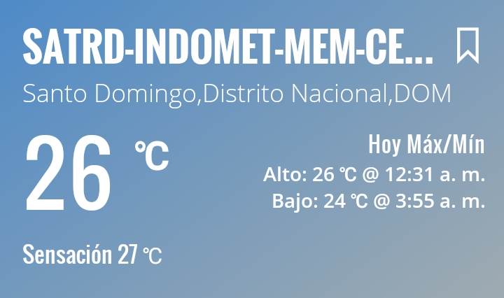 Temperaturas.