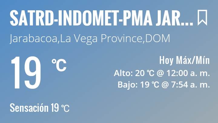 Temperaturas.