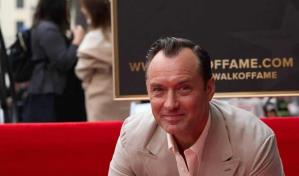 Jude Law recibe su estrella en el Paseo de la Fama de Hollywood