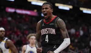 Green anota tiros libres tardíos, Rockets vencen a Warriors 91-90 y llegan a semifinales de la Copa
