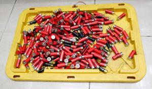 Incautan 230 cartuchos para escopetas dentro de electrodomésticos en puerto de Haina