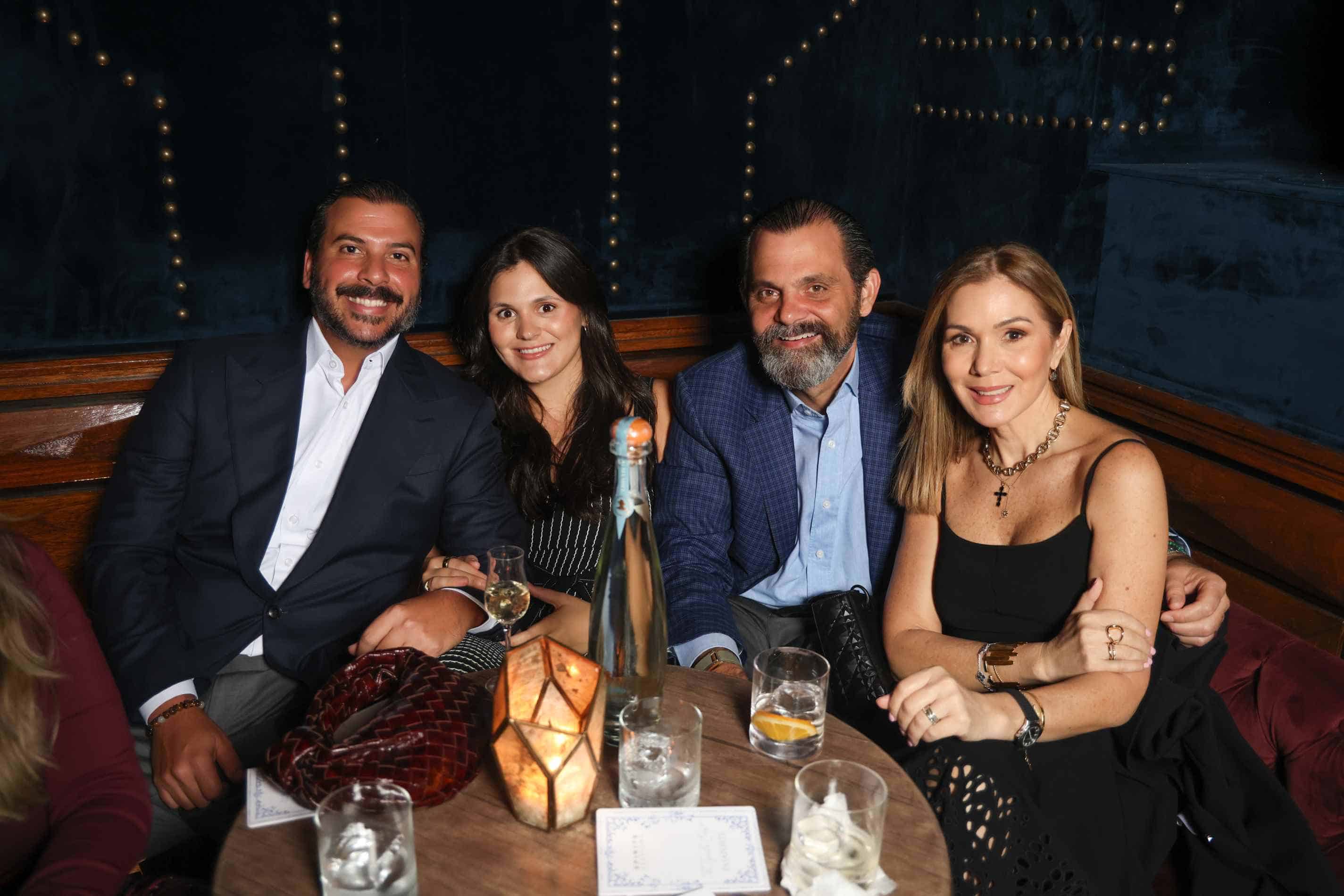 Christian Llenas, Renée Bonetti, José Miguel Bonetti y María Isabel Teran.