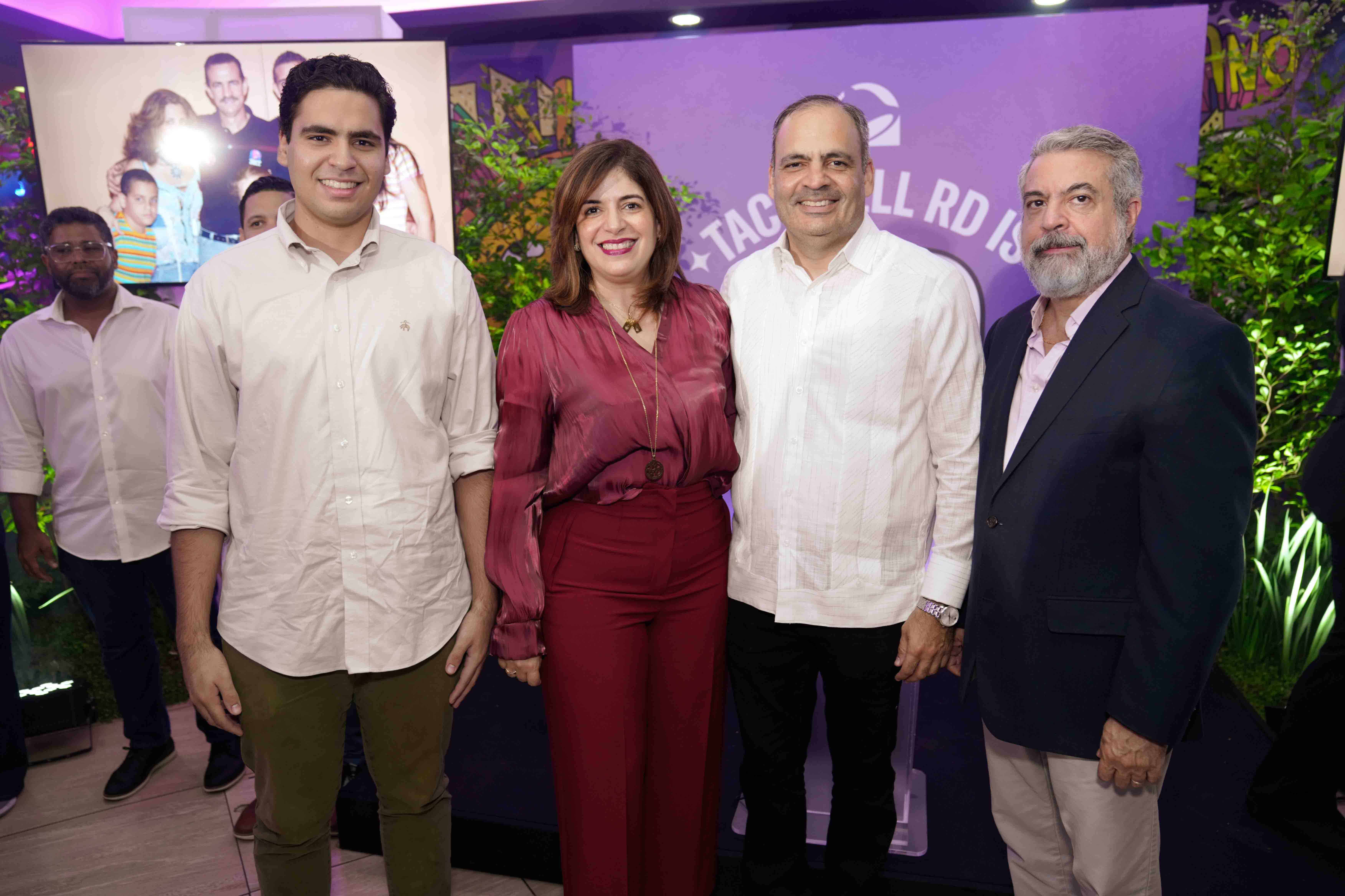 Emiliano Bencosme, Claudia Castaños, Filias Bencosme y Etienne Sánchez.