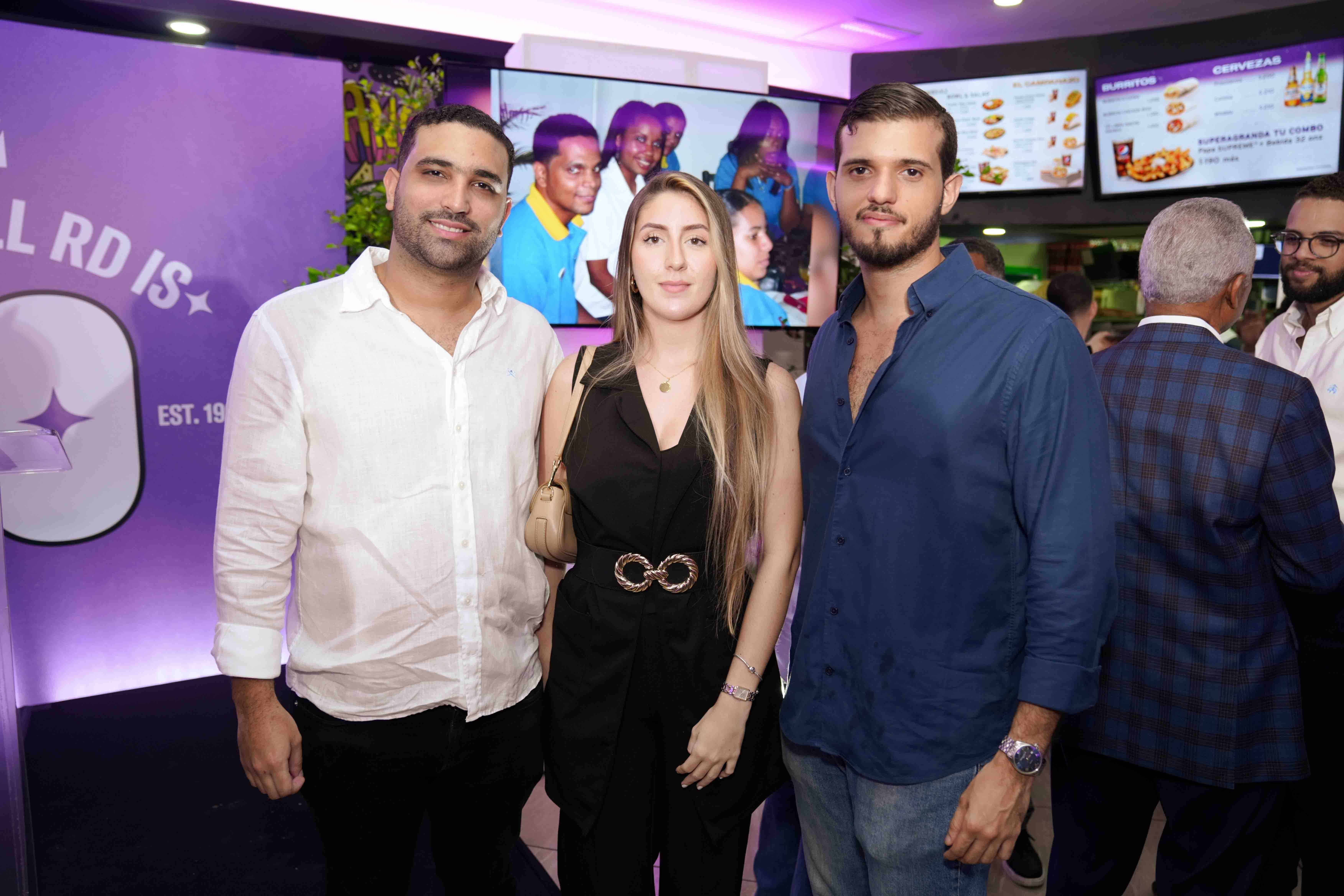 William Asmar , Juliana Zuluaga y Ernesto Pradel.