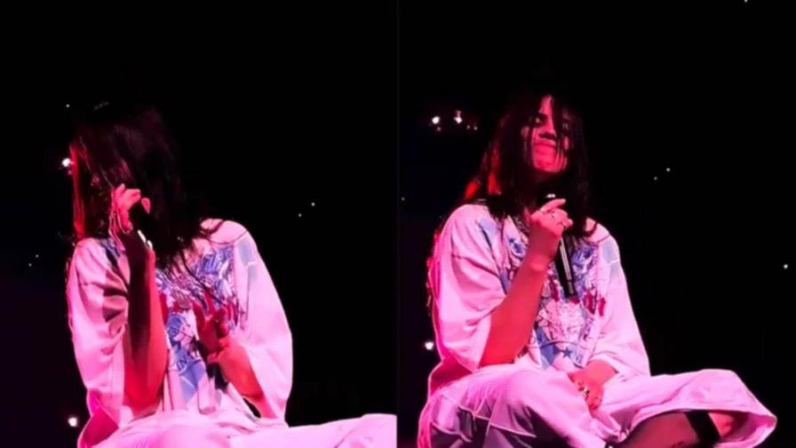 Arrojan un objeto en la cara a Billie Eilish durante un concierto en EEUU