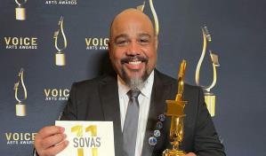 Martín Alcántara, voz oficial de RTVD, gana prestigioso Premio SOVAS