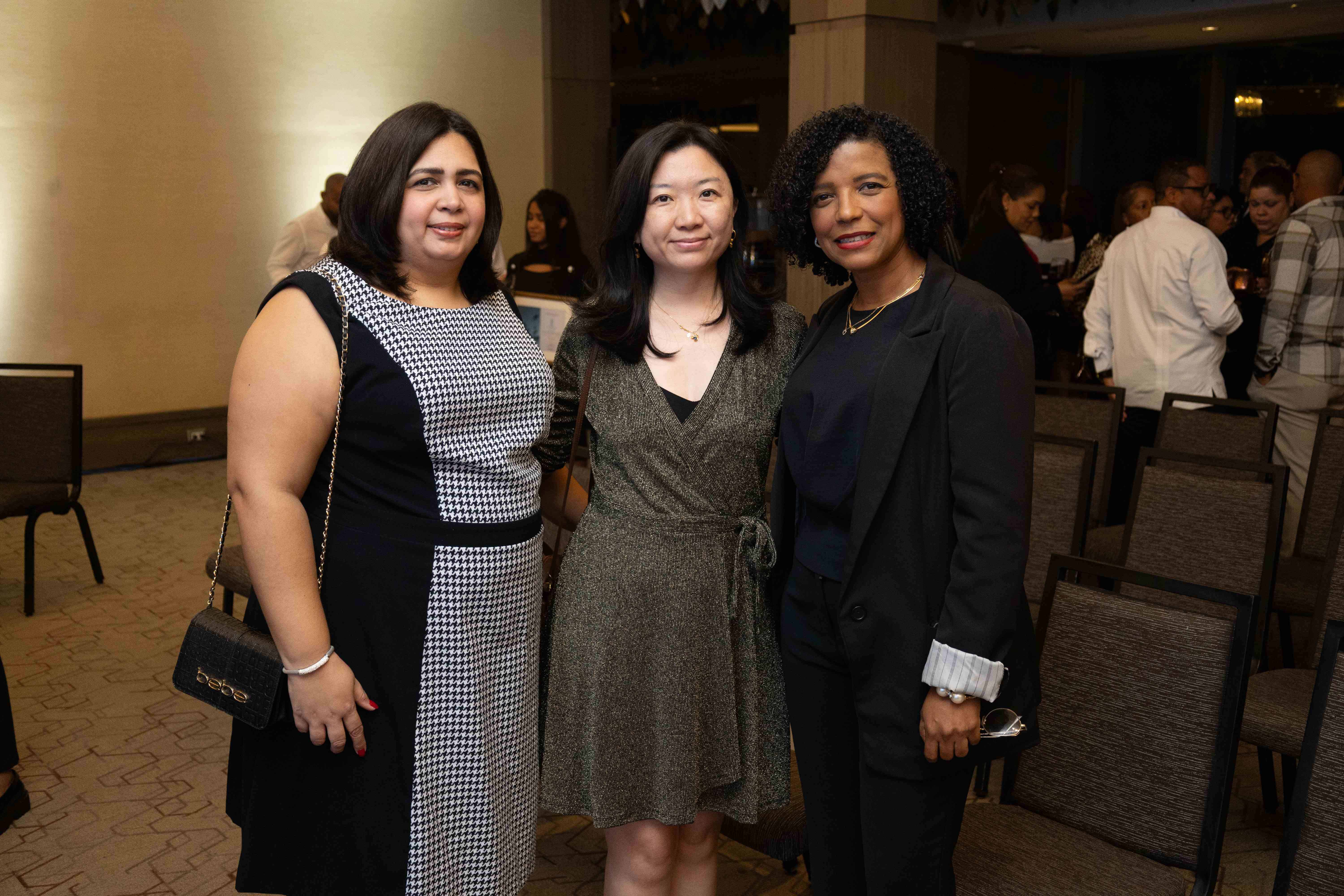 Cynthia Báez, Mei Guo Han y Ruth de la Cruz. 