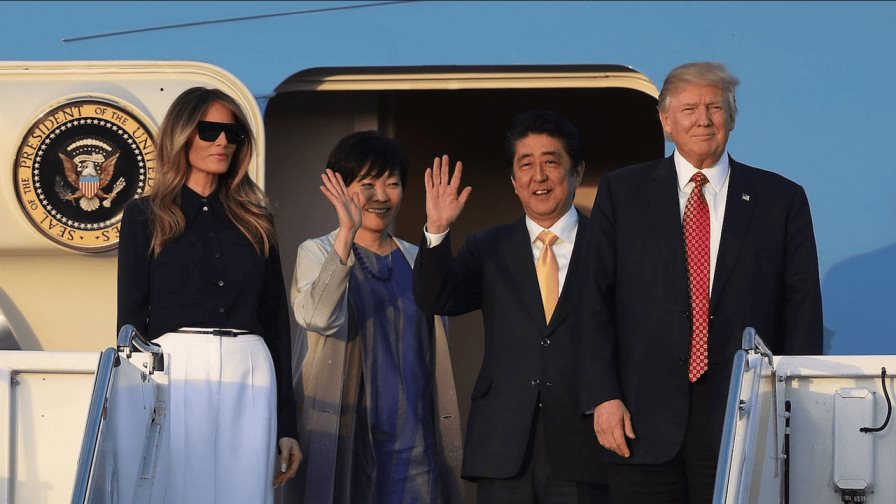 Trump recibe en Mar-a-Lago a la viuda del ex primer ministro nipón Shinzo Abe