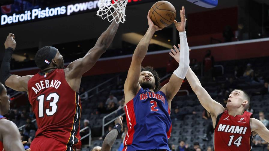 Hardaway brilla en la prórroga y Pistons vencen 125-124 al Heat