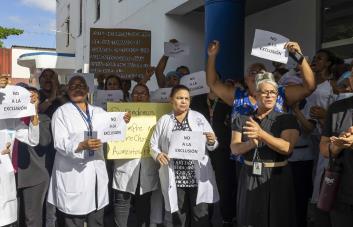 Personal de Gastro de la Ciudad Sanitaria Luis E. Aybar se declara en paro