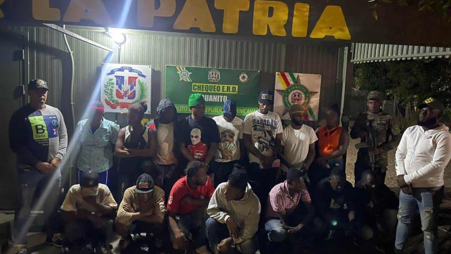 Detienen 26 haitianos indocumentados en distintos puntos de la región sur