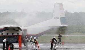 El principal aeropuerto de Paraguay realiza un simulacro de accidente a&eacute;reo