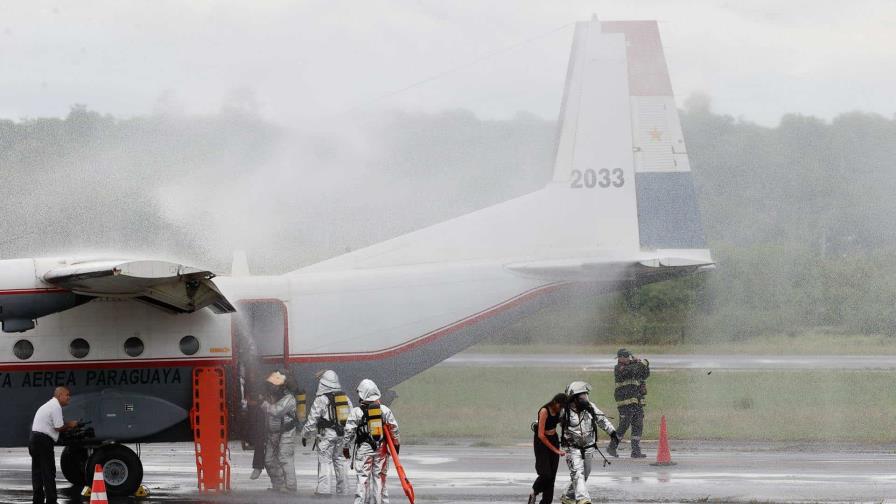 El principal aeropuerto de Paraguay realiza un simulacro de accidente aéreo