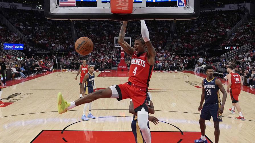 Jalen Green y los Rockets vencen 133-113 a Pelicans, que suman quinta derrota seguida