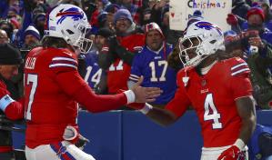 Cook anota 2 TD y defensa de Bills fuerza 3 pérdidas en victoria sobre Patriots