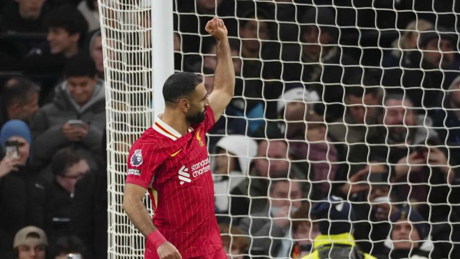 Salah establece otro récord de goles en victoria del Liverpool sobre Tottenham