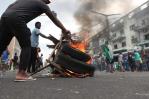 Protestas de Mozambique tras anunciarse los resultados electorales dejan 21 muertos Protestas de Mozambique tras anunciarse los resultados electorales dejan 21 muertos