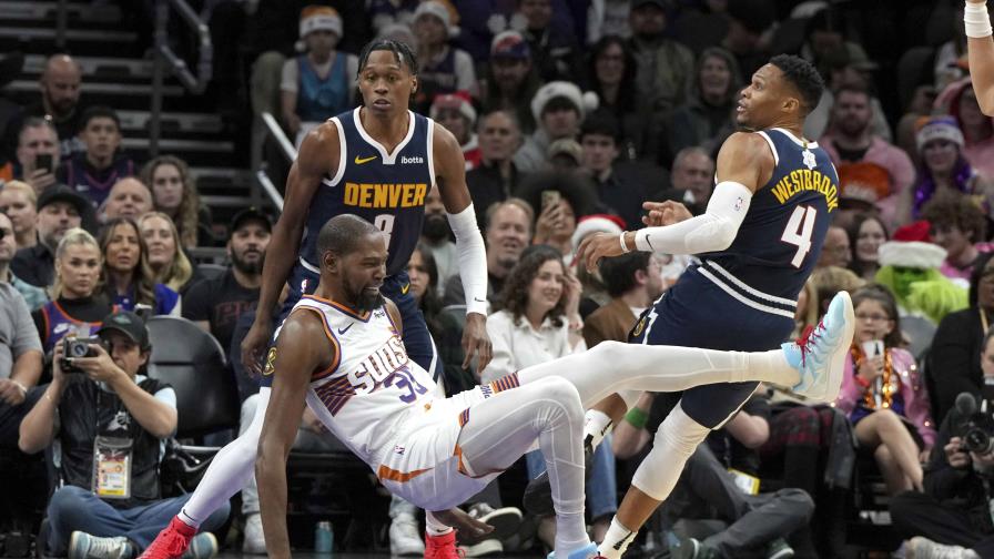 Durant y Beal anotan 27 puntos cada uno; Suns vencen a Nuggets al cerrar jornada navideña Durant y Beal anotan 27 puntos cada uno; Suns vencen a Nuggets al cerrar jornada navideña