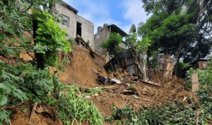 Tres viviendas colapsan en Puerto Plata por intensas lluvias