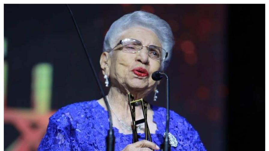 María Cristina Camilo Maíta, un ícono de la comunicación criolla, celebró sus 107 años en Navidad