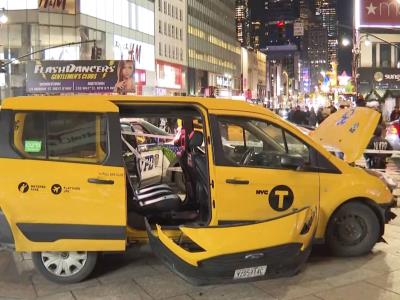 Niño de 9 entre los atropellados por taxista en Nueva York
