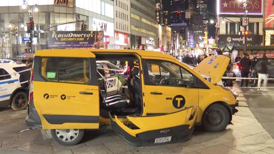 Un niño de 9 años entre los atropellados por taxista el día de Navidad en Nueva York