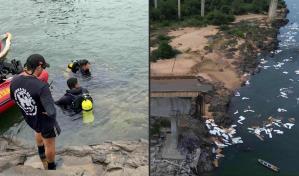 Sube a 10 cifra de muertos en colapso de puente en Brasil