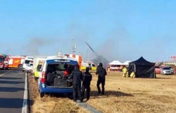 Autoridades dicen que al menos 29 personas murieron en accidente aéreo en Corea del Sur
