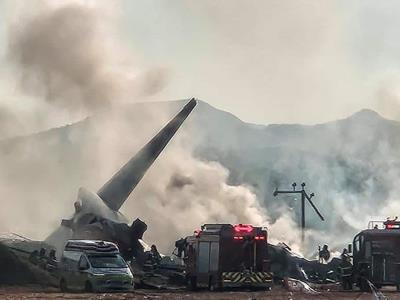 Sube a 47 el saldo de muertos en accidente aéreo en Corea del Sur