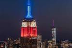 El Empire State Building se ilumina en tributo al expresidente Jimmy Carter